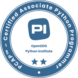 PCAP Certified Associate Python Programmer badge